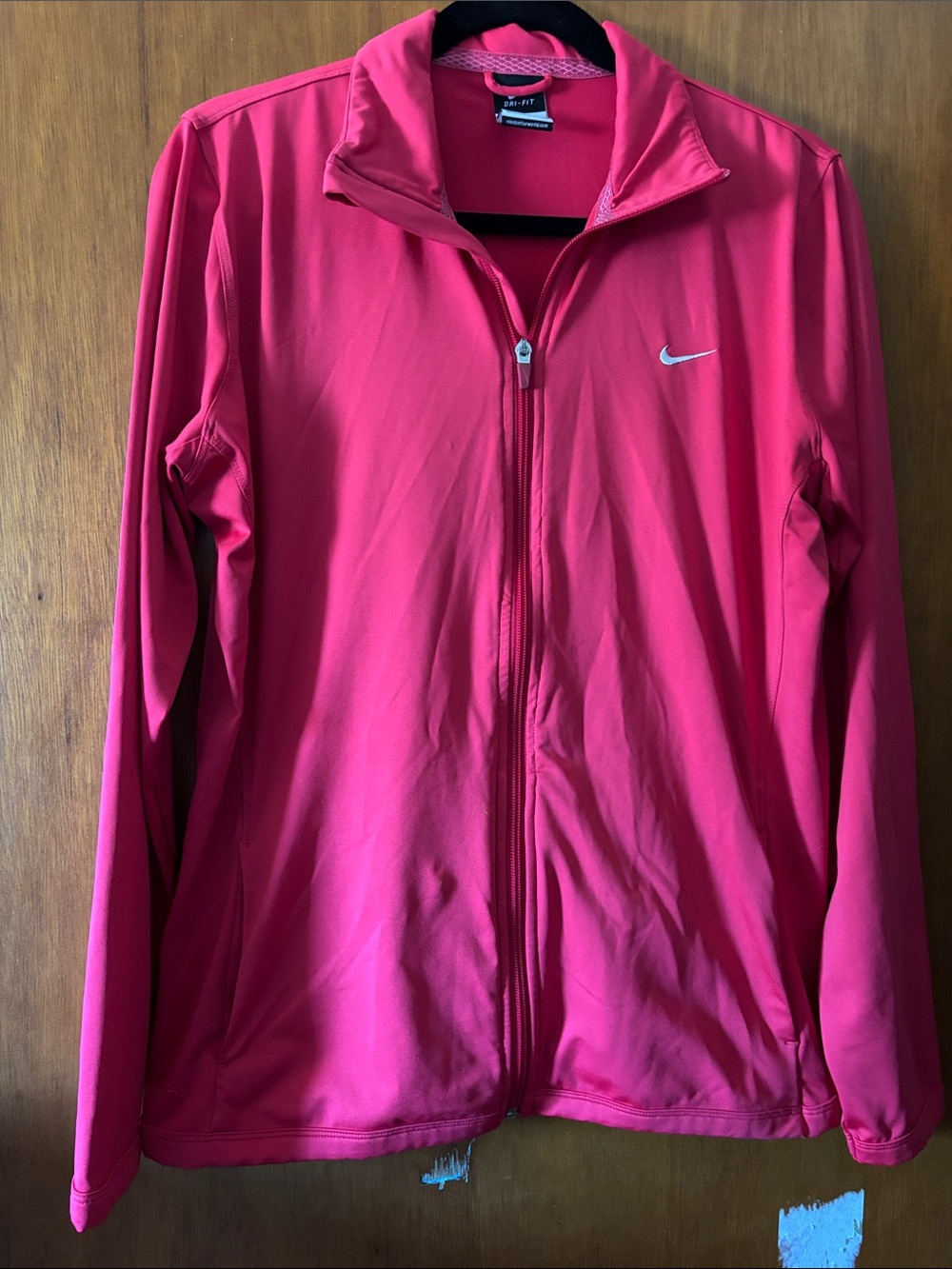 Nike Hot Pink Full-Zip Bomber Jacket